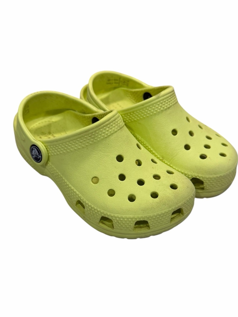 Unisex CROCS Classic Yellow Clogs Shoes Size Children’s 10